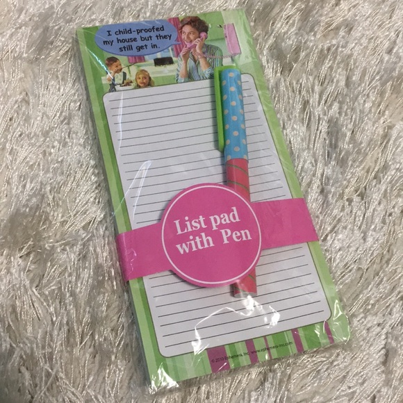 🍓 50s Vintage Retro Inspired Note Pad & Pen Set - Picture 1 of 2